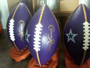 Crown Royal Football Display